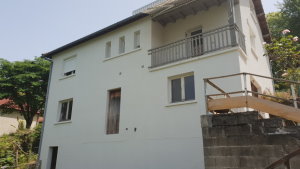 peinture façade après